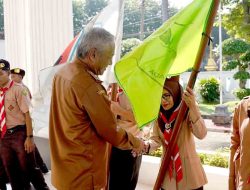 Wakil Bupati Tuban Lepas Kontingen Perkemahan Bakti Saka Bakti Husada Jatim 2025