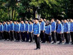 Sekda Lamongan Dorong ASN Jadi Motor Perubahan Lewat Apel KORPRI