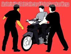 Preman Berkedok Debt Collector Intimidasi Warga di Babat Lamongan, Polisi Cuek Tak Bertindak
