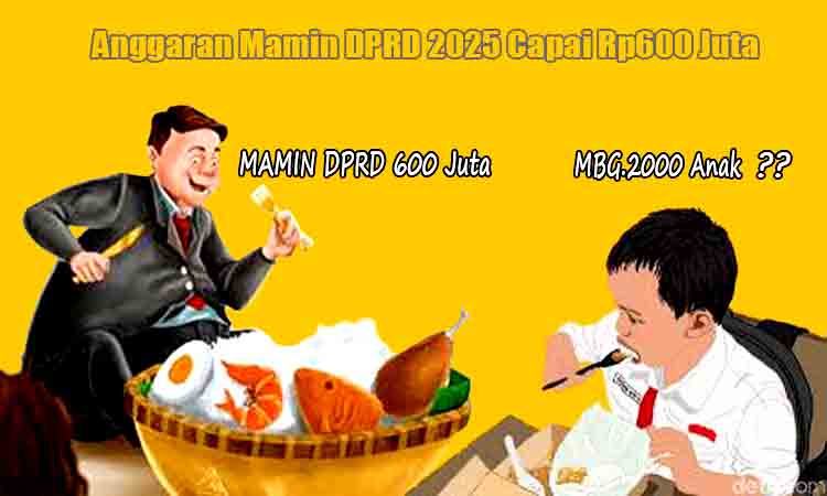 Anggaran konsumsi dprd bojonegoro 2025 capai rp600 juta