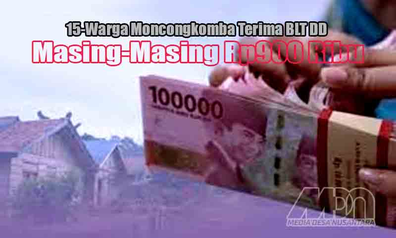 Blt dana desa moncongkomba telah disalurkan, 15 warga terima bantuan tunai rp900 ribu