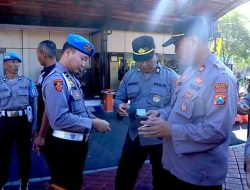 Bidpropam Polda Jatim Lakukan Pengecekan Disiplin Personel Polres Ngawi