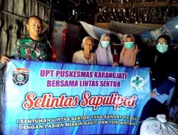 Babinsa Karangjati dan Puskesmas Rejomulyo Bergerak Bersama Dukung Kesehatan Lansia Sebatang Kara