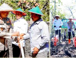 Dukung Swasembada Pangan 2025, Polres Bersama Forkopimda Ngawi Tanam Jagung