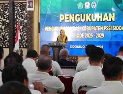 Wabup Sidoarjo Hadiri Pengukuhan Pengurus Askab PSSI, Tekankan Pentingnya Sinergi untuk Prestasi Sepak Bola