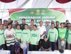 Wujudkan Ketahanan Pangan, Polres Kediri Tanam Jagung Serentak Kuartal III