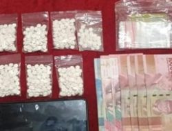 Amankan Warga Tarokan, Ratusan Butir Pil Dobel L Disita Satresnarkoba Polres Kediri Kota