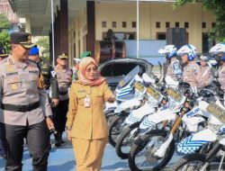 Kapolres Kediri Cek Kendaraan Operasional Dinas Pastikan Kesiapan Operasi Patuh Semeru 2025