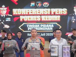 Tega Bunuh Kekasih, Polres Kediri Ringkus Pelaku Kurang Dari 24 Jam