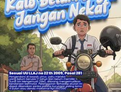 Satlantas Polres Kediri Kota Gencarkan Edukasi Pelanggaran Prioritas Operasi Patuh Semeru 2025