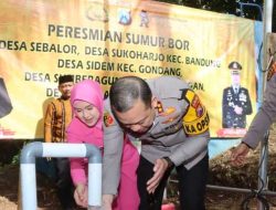 Polri Untuk Masyarakat : Polres Tulungagung Bangun 22 Sumur Bor Untuk Warga Antisipasi Krisis Air Bersih
