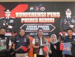 Kurang dari 24 Jam, 6 Pelaku Pengeroyokan Antar Perguruan Silat Diamankan Polres Kediri