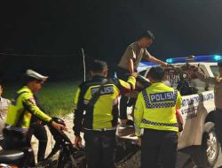 Polisi Gelar Patroli Balap Liar di Jalur Lintas Utara Lamongan 9 Motor Diamankan