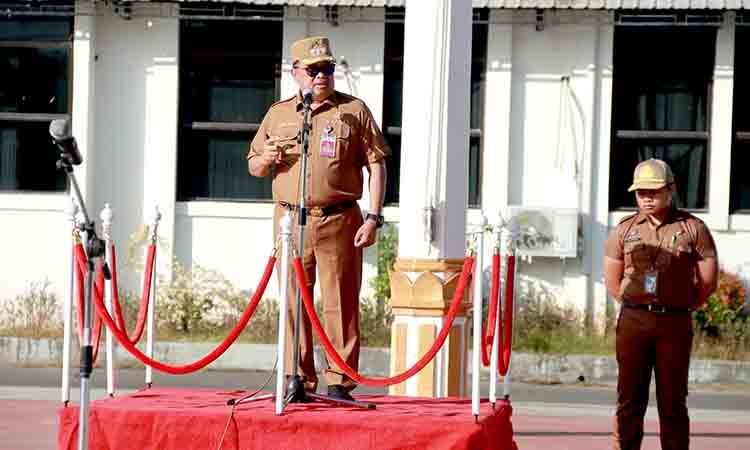 Irup pada apel gabungan seluruh opd kab. takalar