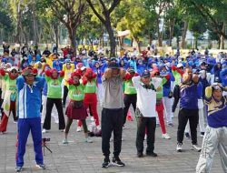 KORMI Tuban Ajak Warga Bergerak Bersama, Wabup Ikut Menyemarakkan Senam Massal