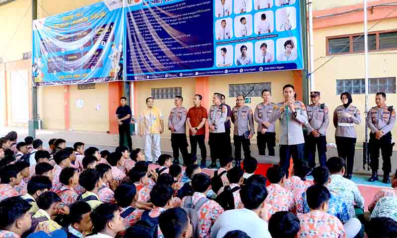 Kapolres beri motivasi para siswa grisa ngawi