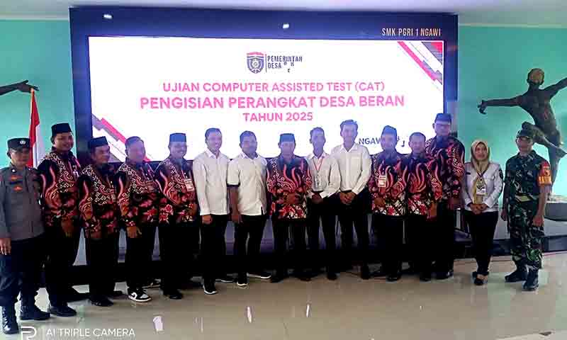 Ketat, seleksi perangkat desa beran diwarnai ujian cat ulang dua peserta nilai tertinggi