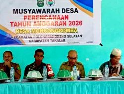 Musyawarah Desa Moncongkomba Bahas Perencanaan Tahun Anggaran 2026