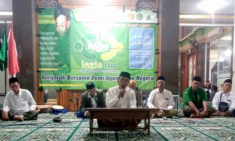 Nu kebaron gelar santunan yatim dan dhuafa di malam asyura