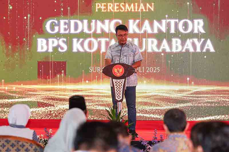 Peresmian kantor bps surabaya 2