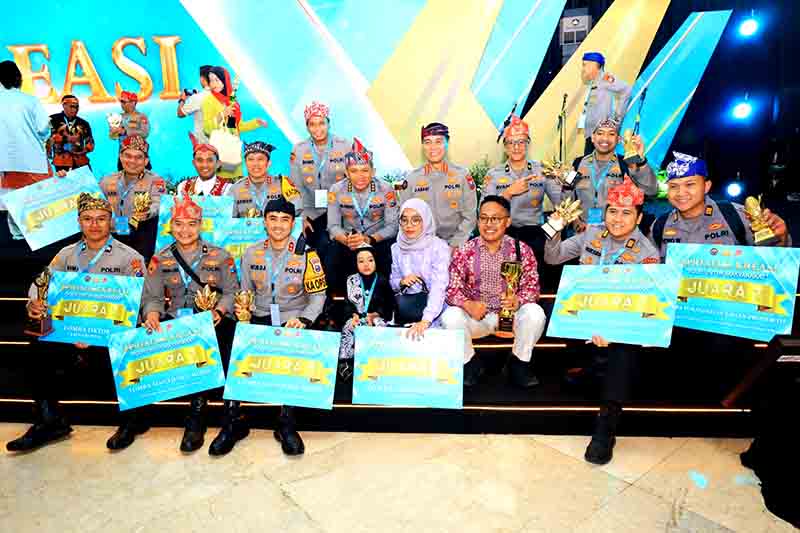 Polres bojonegoro raih juara ii lomba manajemen media