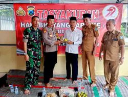 Polsek Kedungpring Gelar Tasyakuran HUT Bhayangkara ke-79: Sinergi TNI-Polri dan Masyarakat Terjalin Erat