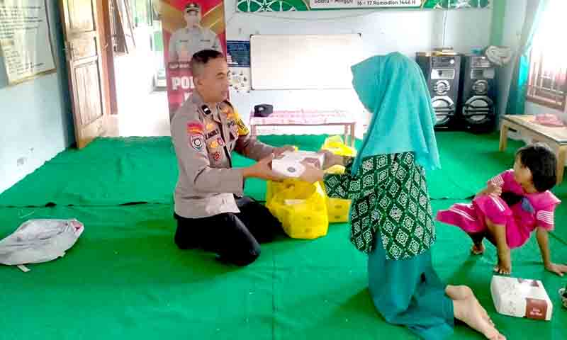 Program 'polres kediri berbagi' hadir di panti asuhan budi mulia badas