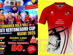 Sosialisasi Kreatif, Satresnarkoba Polres Ngawi Gelar Turnamen Bola Voli