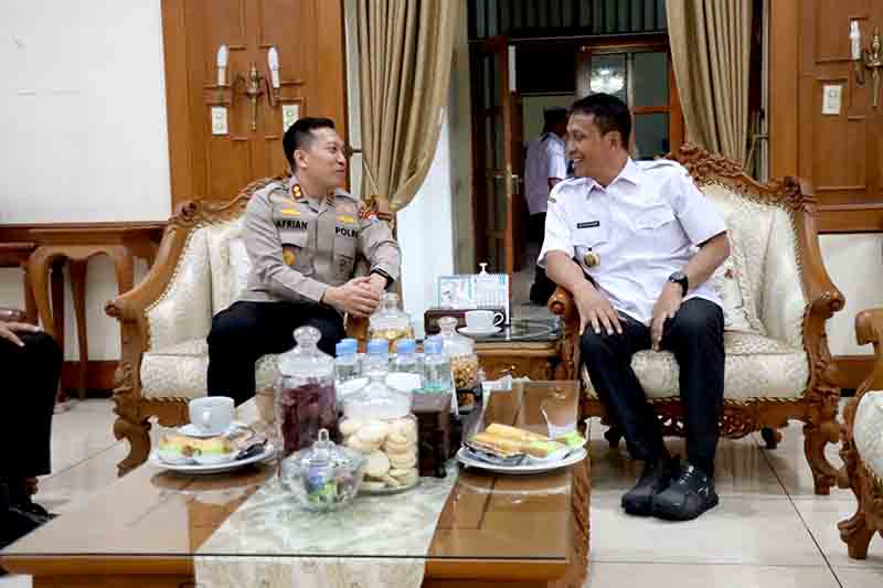 Usai sertijab, kapolres bojonegoro silaturahmi dengan bupati