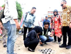 Betonisasi Jalan Gedangan-Betro Hampir Selesai 100 Persen