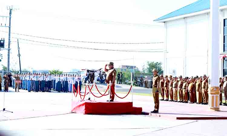 Bupati takalar tegaskan asn harus satu barisan