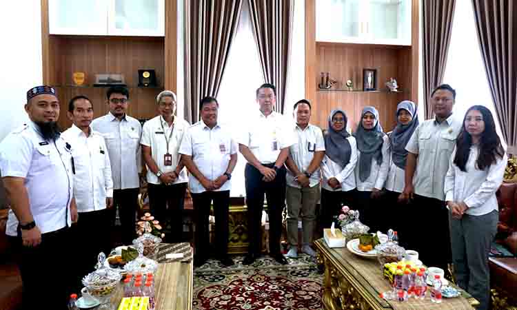 Bupati takalar terima bpk ri perwakilan prov. sulsel