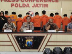 Polda Jatim Ungkap Jaringan Curanmor di 4 Kota Amankan 12 Tersangka