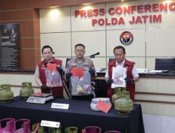 Polda Jatim Ungkap Penyalahgunaan LPG Subsidi di Malang, Tersangka Raup Untung Rp160 Juta Diamankan