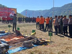 Polres Probolinggo Bersama Balai Besar TNBTS Gelar Apel Siaga Antisipasi Karhutla di Musim Kemarau