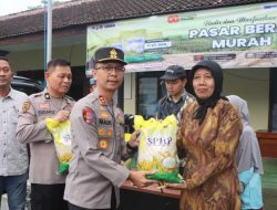 Jaga Stabilitas Harga, Polres Trenggalek Gandeng Bulog Gelar Pasar Beras Murah