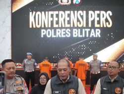 Gerak Cepat Polres Blitar Berhasil Amankan 9 Tersangka Kasus Pengeroyokan