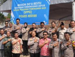 Peletakan Batu Pertama oleh Kapolres Kediri Tandai Pembangunan SPPG di Plemahan