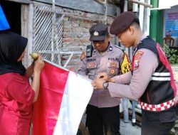 Semarak HUT RI ke-80, Polres Kediri Ajak Masyarakat Kibarkan Merah Putih
