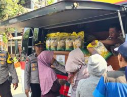 Polres Kediri Kota Sukses Gelar Penjualan Beras SPHP dalam Program GPM di Gor Joyoboyo
