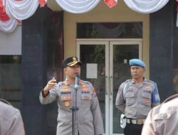 Kapolres Kediri Dorong Anggota Tingkatkan Performa Kerja