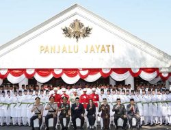 Kapolres Kediri Hadiri Pengukuhan Paskibraka Kabupaten Kediri 2025