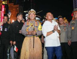 Kapolri dan Mensesneg Tinjau Panggung Rakyat di HI, Masyarakat Antusias