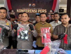 Polres Lumajang Amankan Dua Tersangka Pencurian 91 Unit Meteran Air Milik Perumdam Tirta Mahameru