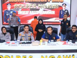 3×24 Jam, Residivis Curanmor 30 TKP diamankan Satreskrim Polres Ngawi