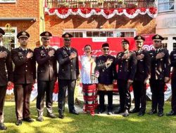 Perwira Polri Penerima Beasiswa LPDP Ikuti Upacara HUT RI ke-80 di London