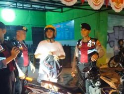Polres Kediri Kota Berikan Edukasi Pentingnya Jaga Diri Sendiri Dan Etika Berkendara Demi Keselamatan Di Jalan Saat Malam Hari