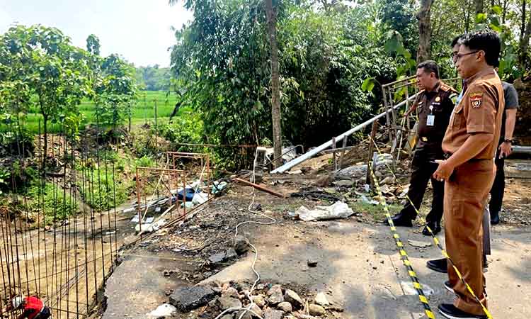 Kajari ngawi monitoring proyek strategis nasional