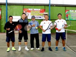 Kapolres Lamongan Hadiri Pembukaan Turnamen Tenis Lapangan HUT ke-80 RI