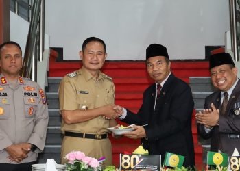 Kapolres lamongan hadiri tasyakuran hut mahkamah agung ke 80